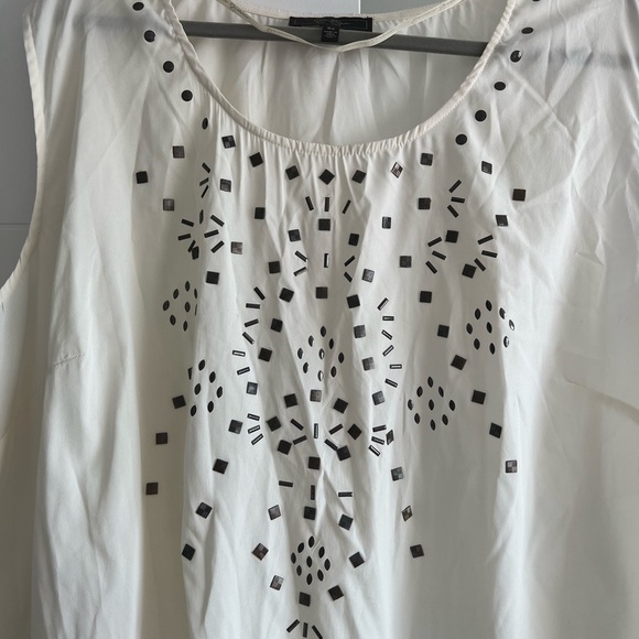 Jessica Simpson White Swing Top - 3X - Picture 3 of 7